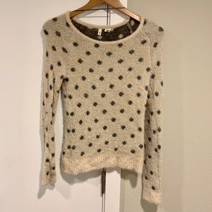 Polka dot sweater (from Anthropologie)